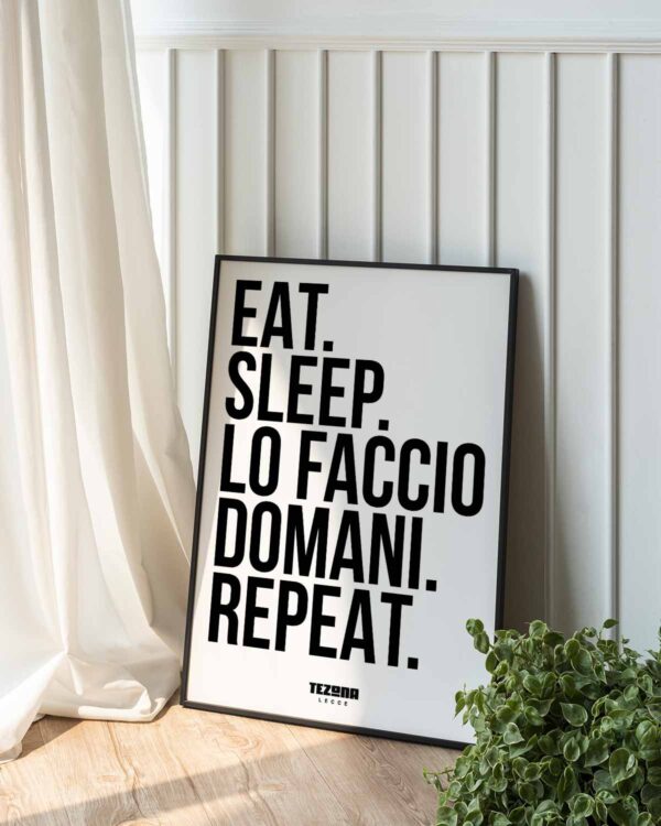 Poster Lo faccio domani